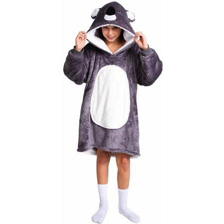 Cozy Noxxiez CH324 Koala - hrejiv televzna mikinov deka s kapucou pre deti 7 - 12 roko